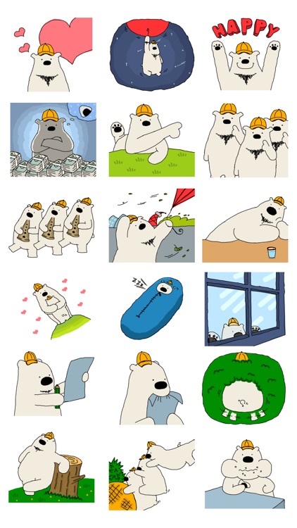 Happy Polar bear