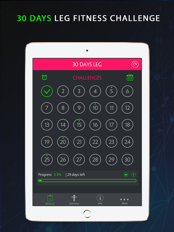 Screenshot #5 pour 30 Day Leg Fitness Challenges ~ Daily Workout Free