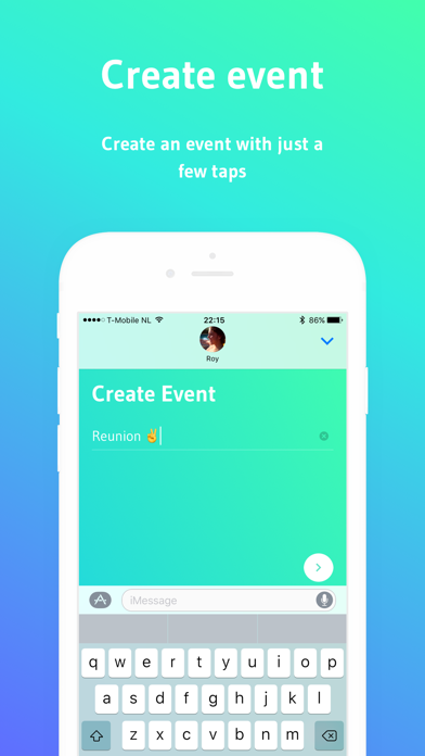 I'm In - Event planner screenshot