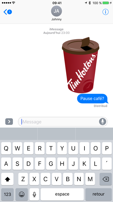 Screenshot #2 pour Tims Stickers