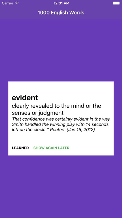 Learn English Words.