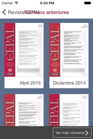 Revista CEPAL screenshot 2