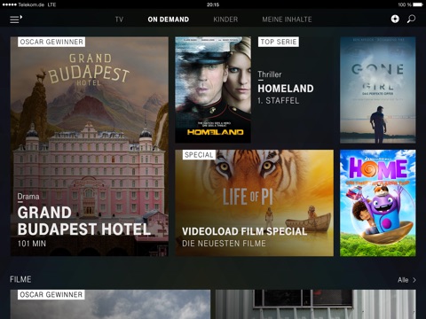 EntertainTV mobil für iPad screenshot 2