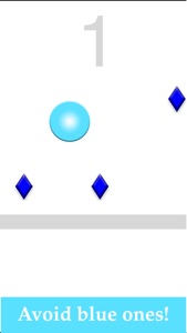 Bouncing Blue Ball screenshot #2 for iPhone