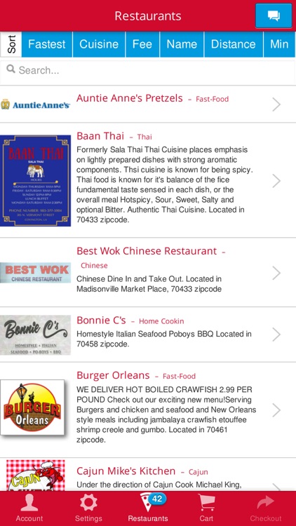 Menu Express Delivery