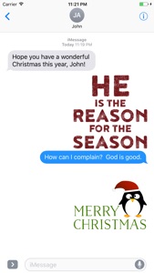 Christian Christmas Stickers screenshot #3 for iPhone