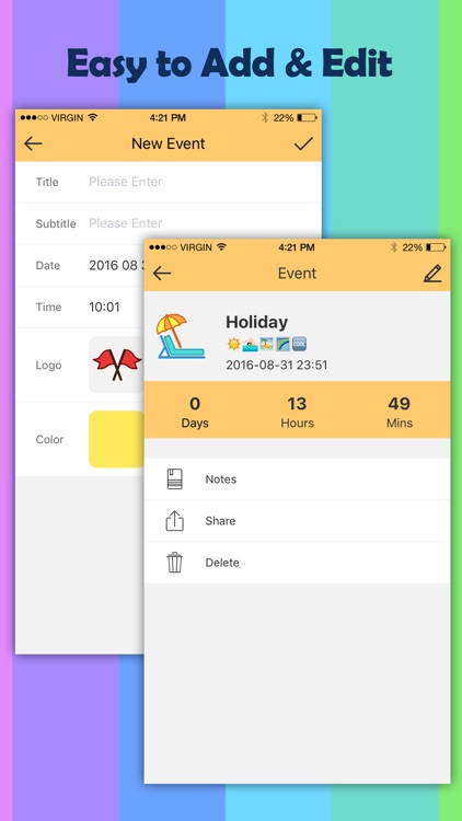Event Countdown Planner And Calendar App For Anniversary Events By 