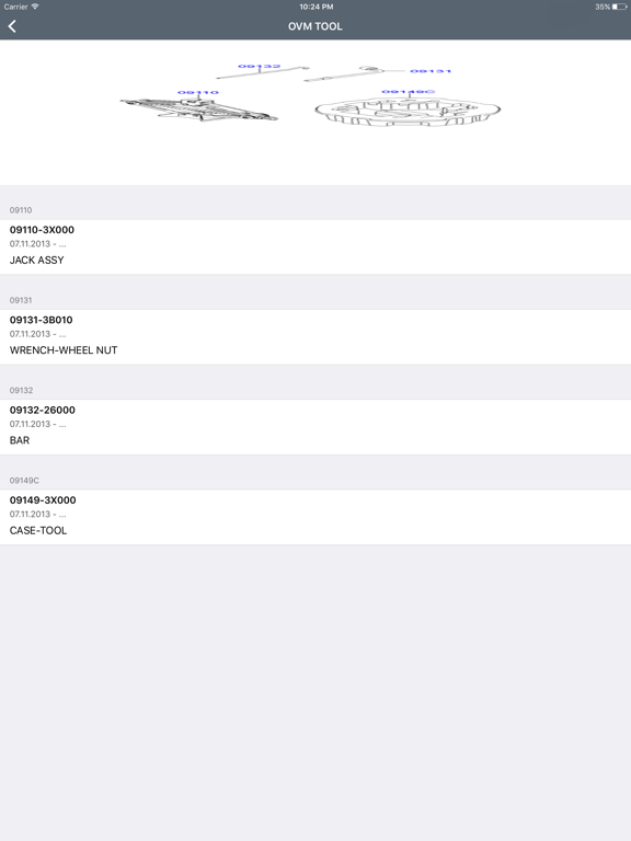 Screenshot #6 pour Hyundai Car Parts - ETK Parts Diagrams
