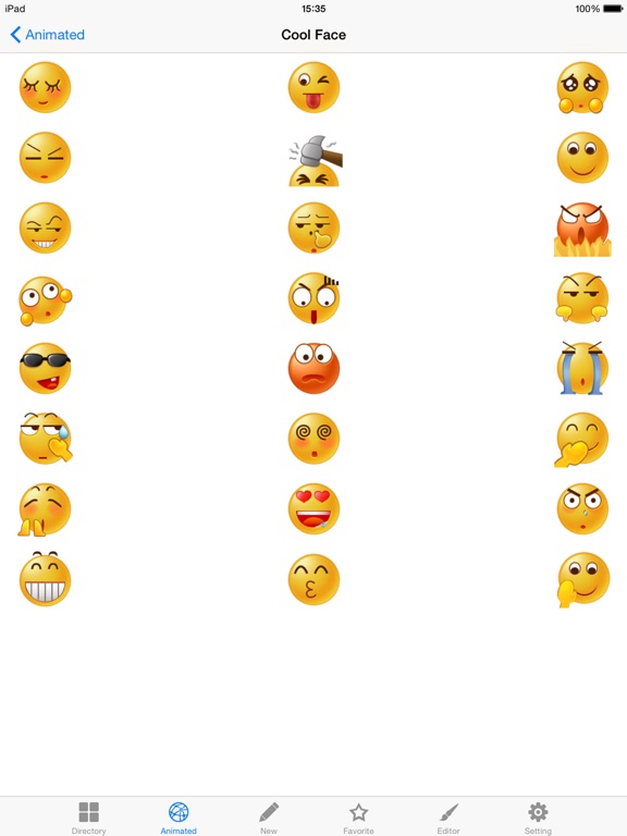 Screenshot #6 pour AA Emoji Keyboard - Animated Smiley Me Adult Icons