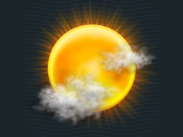 Weather Stickers app gives you access to the original launch pack of fine weather stickers