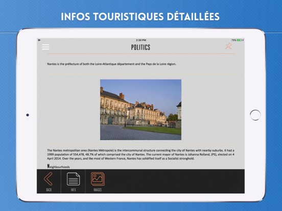 Screenshot #6 pour Nantes Guide de Voyage avec Carte Offline