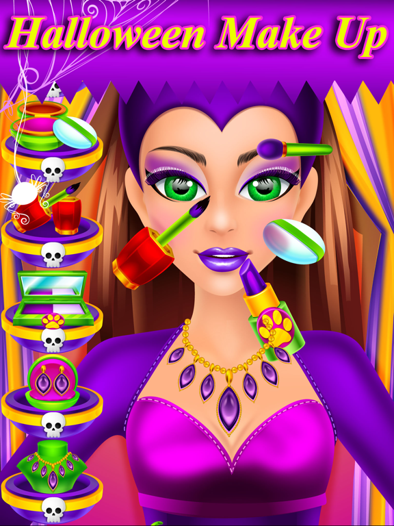 Screenshot #6 pour Halloween Beauty Salon - Makeup Makeover & Dressup