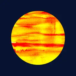 Abstracts Planetary Stickers app icon