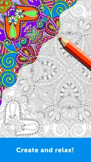 adult coloring book - coloring book for adults iphone screenshot 2