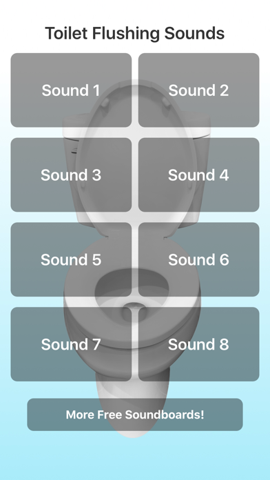 Toilet Flushing Sounds iPhone screenshot 1 - Entertainment app