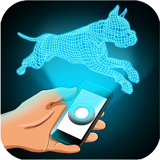 Hologram Dog 3D Simulator iOS App