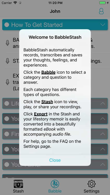 BabbleStash: Transcribe You!