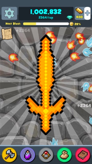 Mine Clicker: Gold mining simulator & Incremental games::Appstore  for Android