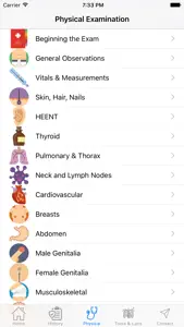 IPPA History and Physical Exam Reference screenshot #3 for iPhone