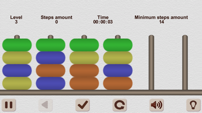 How to cancel & delete Color Heap Puzzle. The idea of Hanoi Tower (ad-free) from iphone & ipad 1