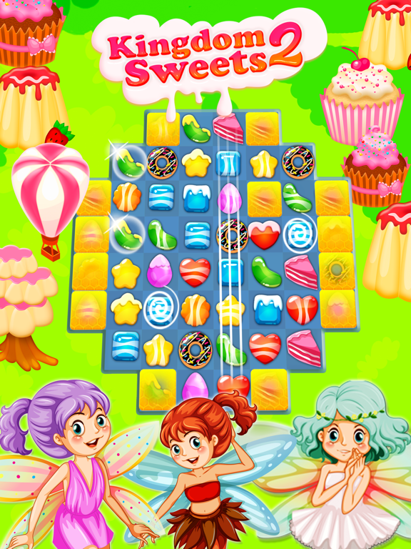 Kingdom of Sweets 2: Match-3 iPad screenshot