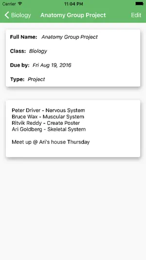 Egenda - Homework Manager screenshot 5
