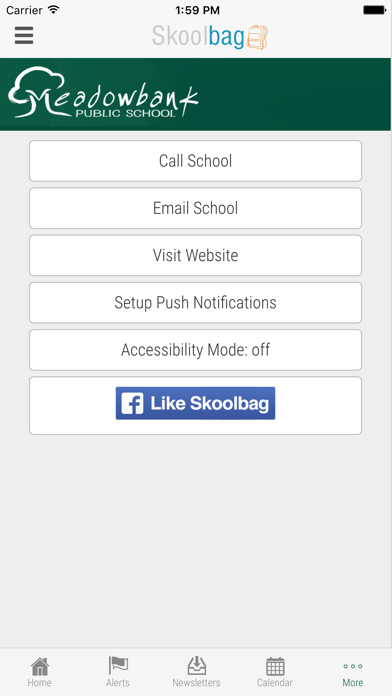 How to cancel & delete Meadowbank Public School - Skoolbag from iphone & ipad 4