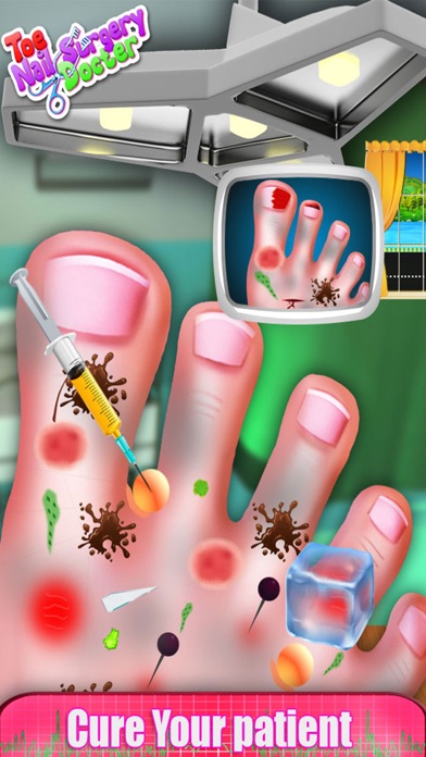 Toe Nail Surgery Doctor - free kids games for funのおすすめ画像4