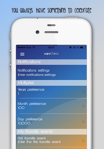 KeyDates screenshot 4