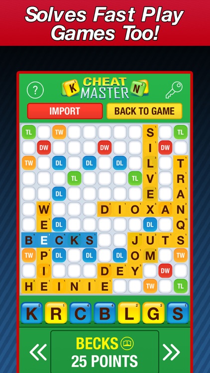 Cheat Master - word cheats for Words With Friends