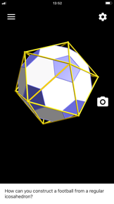 GeoGebra Augmented Reality screenshot