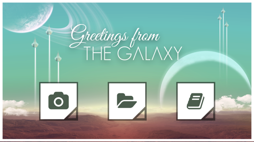 Greetings from the Galaxy — Turn your Photos into Amazing Postcards for No Man's Sky Screenshot