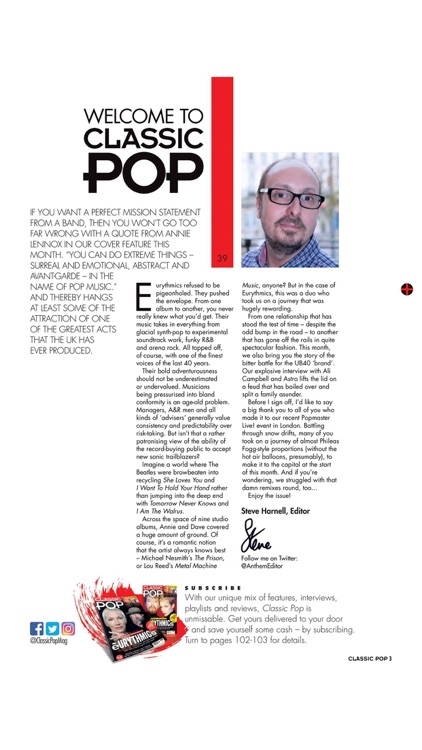 Classic Pop Magazine