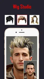 wig studio - hair design booth iphone screenshot 1