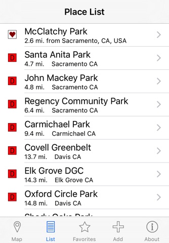 Disc Golf Course Locator screenshot 2