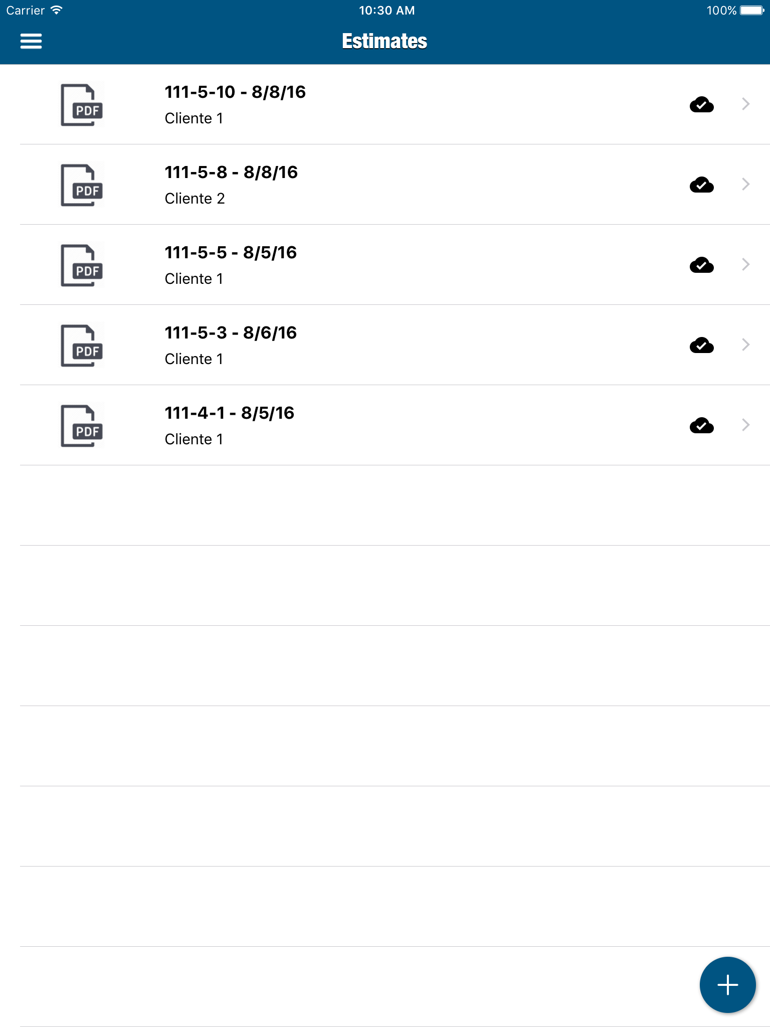 EstimateAPP screenshot 8
