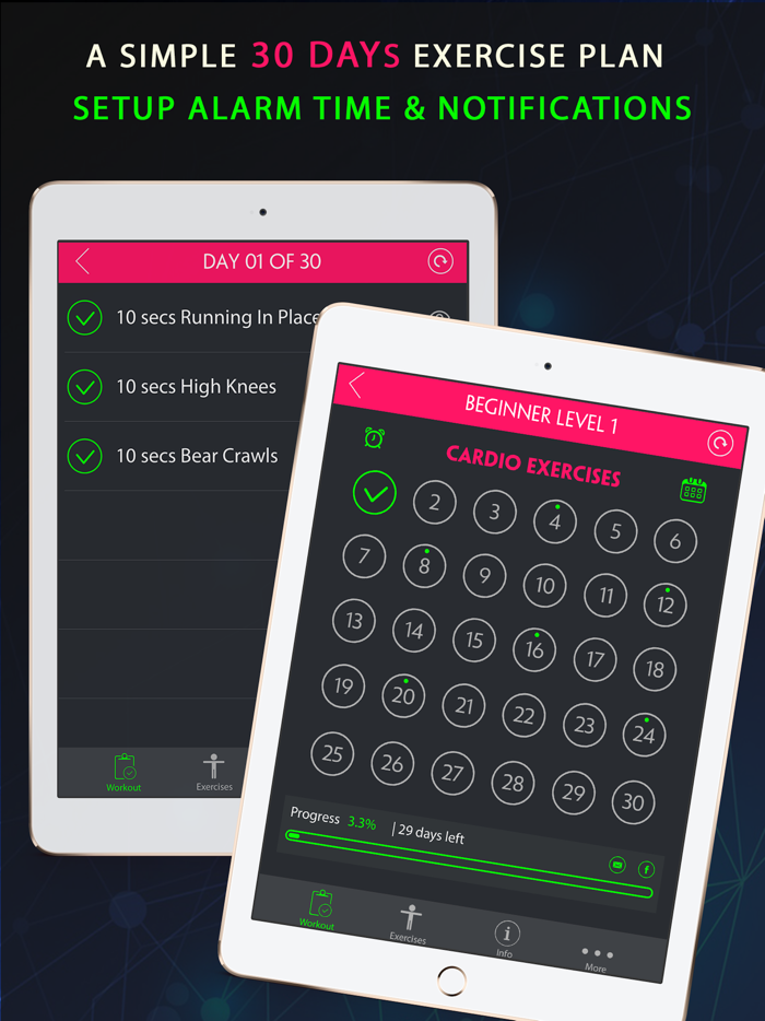 30 Day Cardio Fitness Challenges  Daily Workout