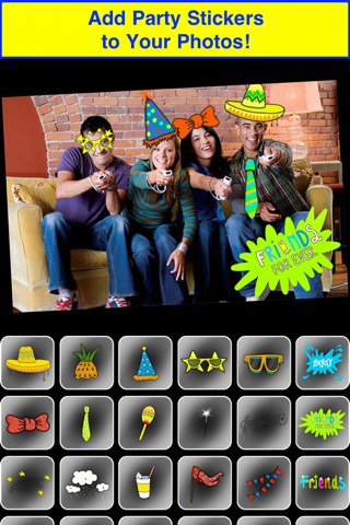 Party Booth - Live Camera Stickers and Fun Photo Editor screenshot 2