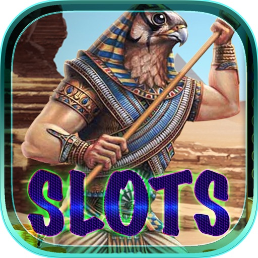 King & Queen Egypt Slots Poker Machine Icon