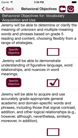 Game screenshot IEP Goals & Objectives with Common Core Standards hack