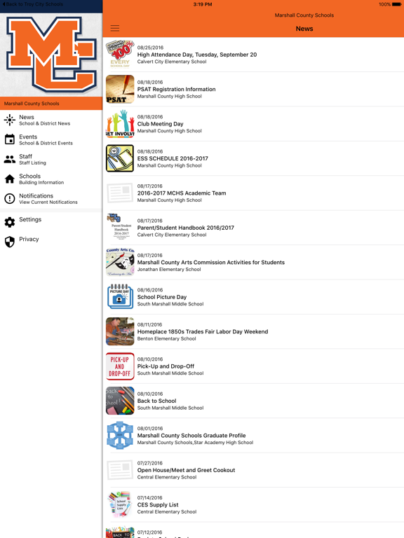 Screenshot #4 pour Marshall County Schools