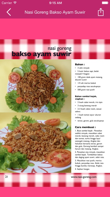 50 Resep Nasi Goreng HD screenshot-4