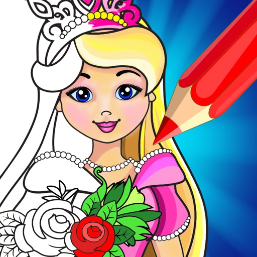 Coloring Book Game: Princess