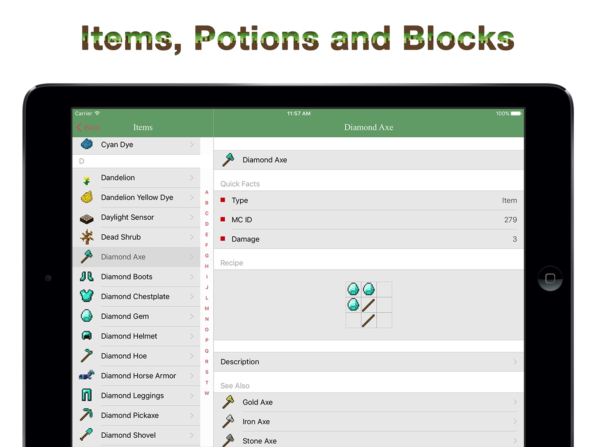 Database for Minecraft - Pocket Edition screenshot 3