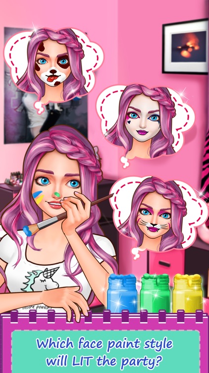 Face Paint Party Salon Games ! screenshot-3