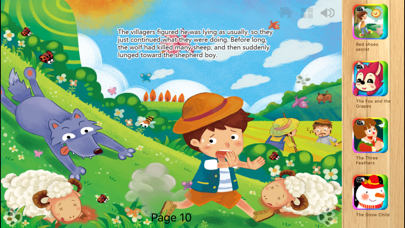 Screenshot #3 pour The Boy Who Cried Wolf Interactive book iBigToy