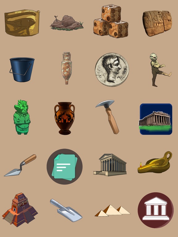 Archaeology Emoji Stickersのおすすめ画像1