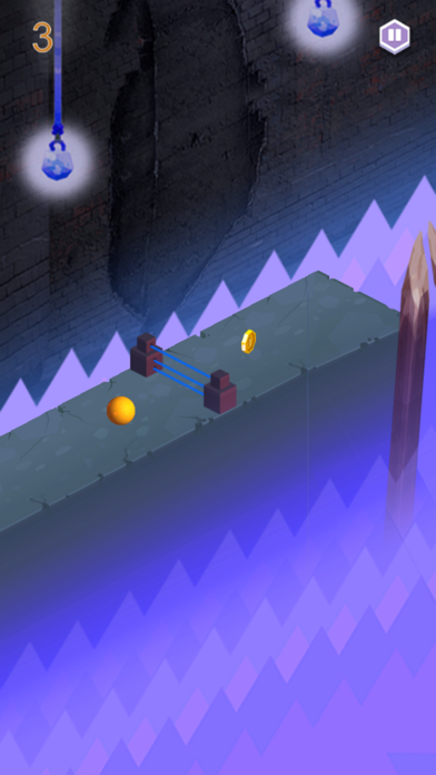 Screenshot #2 pour Marbre pierre esquiver roulent dangerous route