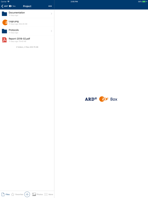 ARD-ZDF-Box iPad screenshot 2 - Productivity app