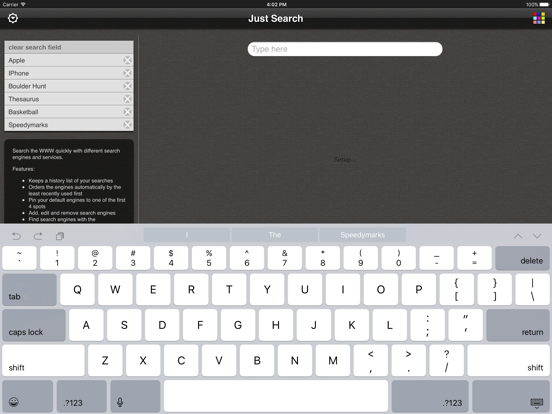 Screenshot #1 for Just Search - Free
